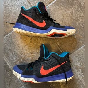 Nike Kyrie 3 Kyrache Coral Black Shoes 852395-007 Mens 11.5